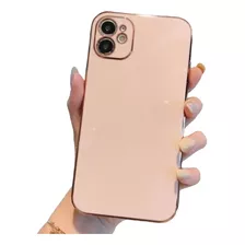  Carcasa Para iPhone 12 Pro Max , Color Crema, Enchapada.