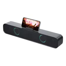 Barra De Sonido Recargable Speaker Bluetooth Portátil Rgb