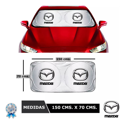 Protector Cubresol Plt Con Ventosas Mazda Cx3 2023-026 Foto 9