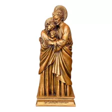 Imagem Sagrada Família 28cm - Mármore (bronze)