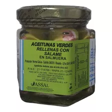 Aceitunas Rellenas Con Salame Norma Gailus X 200 Gr