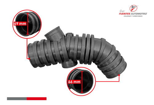 Manguera De Caja Filtro Aire Chevrolet Optra 2.0 2008 2009 Foto 3