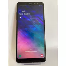 Smartphone Samsung A8+ 64gb 4ram Preto, Ótimo Estado (usado)