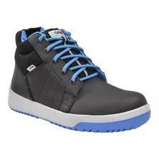 Calzado De Seguridad Botita Ombu Modelo Sneaker / Negro