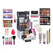 Maleta De Maquiagem Completa Ruby Rose Com 32 Sombras