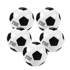 5 Pelota Papi Futbol Futsal Medio Pique N°3 Cuero Sintetico 