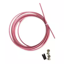 Cabo De Aço Speed Rope Para Reposição Corda Pular Odin Fit Cor Rosa