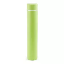 Slim Bottle Termo Verde Kikkerland Con Detalles En Pintura Color Verde Lima