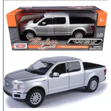 2019 Ford F-150 Limited Crew Cab Gris Motor Max Escala 1:24