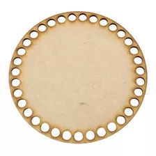 Base De Madera Para Trapillo Circular De 15 Cm