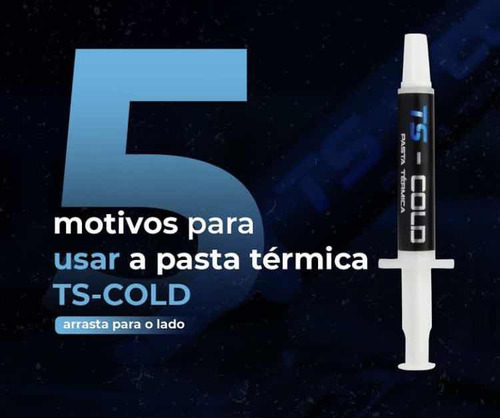 Pasta Térmica Ts Cold 4g Processador Cpu Ps4 Ps5 Xbox One