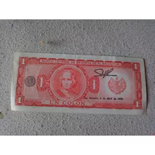 Billete De Colon De El Salvador De 1979