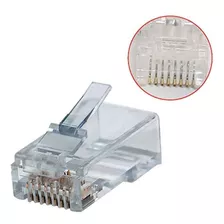 Conector Plug Rj45 Cat 6 Kr-210d Opalux X 100 Und