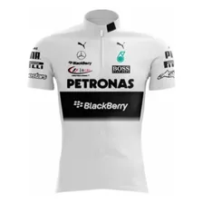 Camisa Scape Petronas Bike Proteção Uv 50 Zíper C/bolso