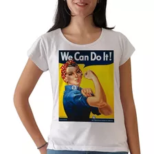 Remera We Can Do It Poster Feminismo Mujer Purple Chick