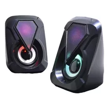 Parlantes Led Rgb Multimedia Para Pc Gamer Speaker E-1053