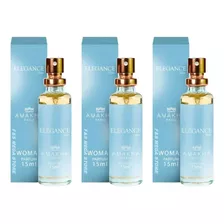 Perfume Elegance Blue 3 De 15 Ml C/ Envio Gratis ! Amakha 