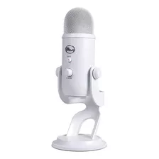 Micrófono Blue Yeti Condensador Omnidireccional Color Whiteout