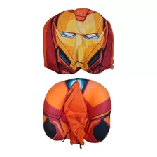 Almohadón Infantil Cuello Cervical + Capucha Avengers Oficia