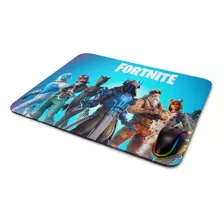 Mouse Pad Gamer Fortnite Personagens Ii Cor Branco