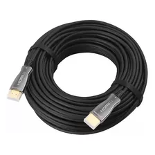 Cabo Hdmi Fibra Ótica Ou Fibra Óptica 2.0 4k 50 Metros