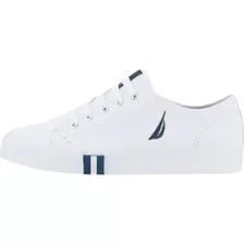 Tenis Urbano Vulcanizado Nautica Rena Blanco Mujer