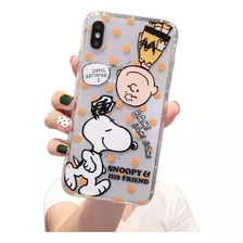 Carcasa Importada Snoopy Para iPhone De Silicona