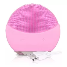 Escova Limpeza Facial Mini Luna Elétrica Massageador Com Usb