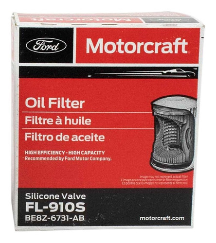 Filtro Aceite Motor Fl-910s Ford Motorcraft Fiesta Ecosport Foto 2