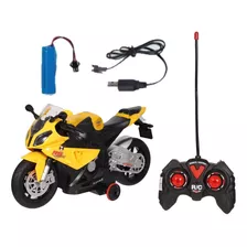 Moto Sport Controle Remoto Com Bateria Recarregável