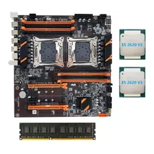 Placa Madre X99 De Doble Cpu, Lga2011, Compatible Con Memori