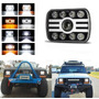 A Faros Led 5x7 6x7 Jeeptoyota Blanco mbar Flecha 4x4 Yj Xj