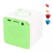 Bocina Cubo Portátil Bluetooth Radio Usb Oficina Casa Auto