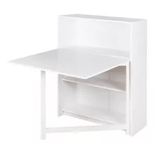 Mesa Abatible Camargo Escritorio/librero Color Blanco