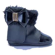 Bota Botinha Feminina Baby Estilo Refinado Infantil Luxuosa