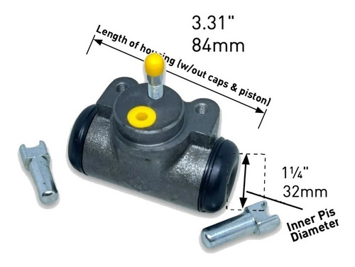 Cilindro De Rueda Freno Montacargas Mitsubishi Fg40 Foto 3
