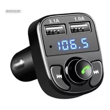 Bluetooth Transmisor Fm Y Auto Manos Libres Con Usb 3.0