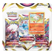 Pokemon Blister Triplo Booster Ee11 Origem Perdida Scorbunny