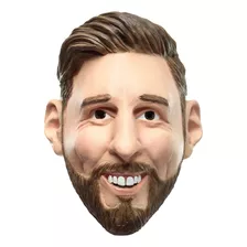 Máscara De Messi Futbolista Argentino Divertida Halloween