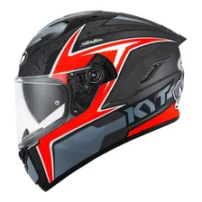 Casco Para Moto Kyt Nf-r Mindset Matt Anth Red