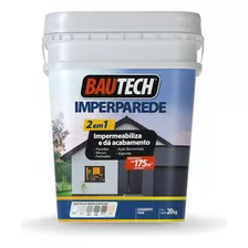 Tinta Impermeabilizante Imperparede Bautech Cores 20kg Cor Branco