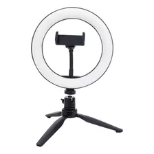 Ring Light Iluminador Led Com Suporte Celular 16 Cm Aro Luz