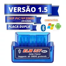 Scanner Obd2 Bluetooth V1.5 Placa Mais Completa Pic18f25k80 