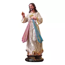 Imagem Jesus Misericordioso Resina Importado 30cm