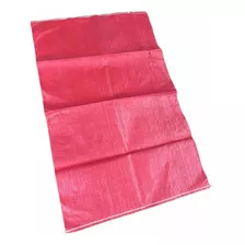 Sacos Rojos Paperos 25 Kg Nuevos, Pack 50 Unidades