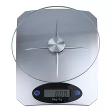 Balanza Cocina Digital 5 Kilos Base Vidrio 5 Kg Precisión 1g