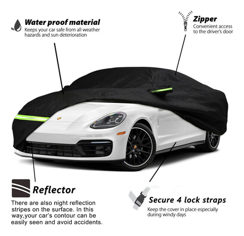 Yixind Funda Para Auto Impermeable Para Porsche Panamera Foto 2