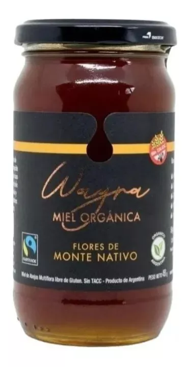 Miel Orgánica Del Monte. Miel Líquida. Certificada