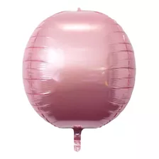 5 Globos Orbz 22 Pulgadas Cubo Diamante Esfera Elige Forma Color Esfera 4d Rosa