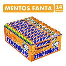 Caramelos Mentos Fanta - Sabor Naranja (caja Con 14unidades)